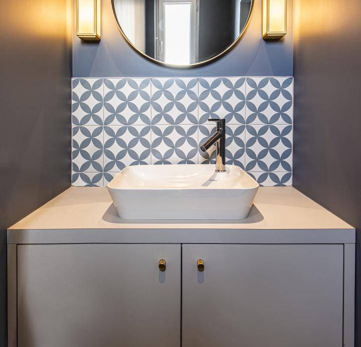 Meuble vasque avec miroir